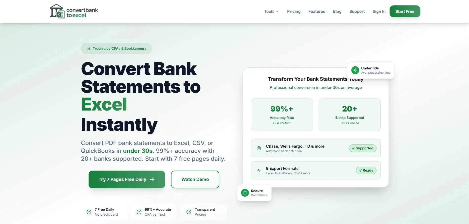 Screenshot 1 of ConvertBankToExcel