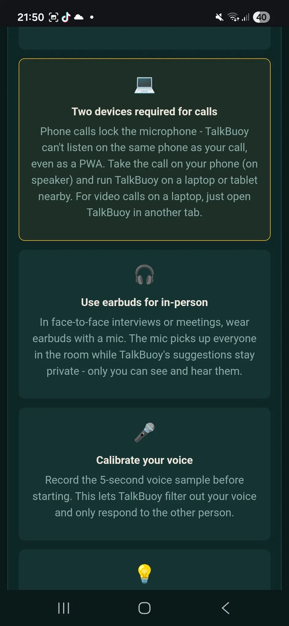 Screenshot 2 of TalkBuoy
