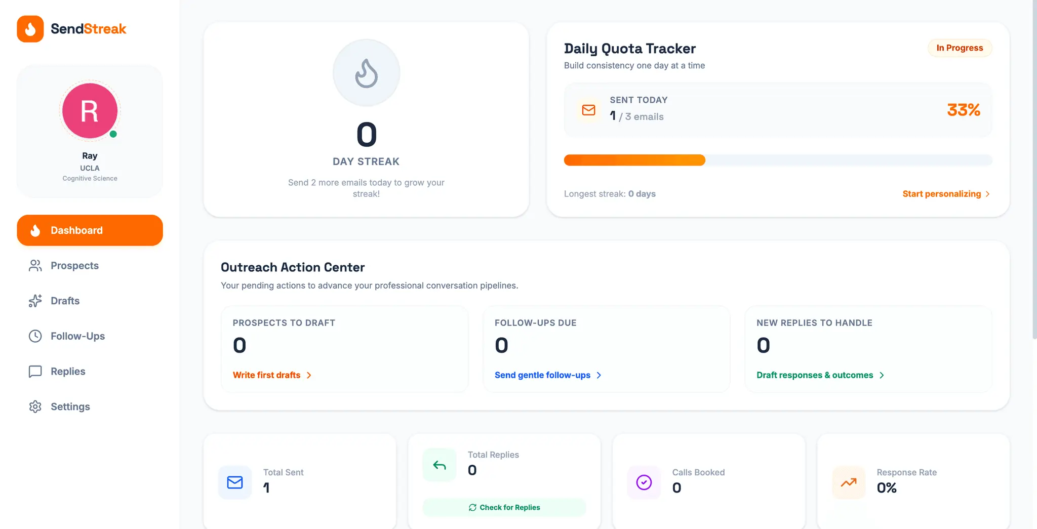 Screenshot 1 of SendStreak