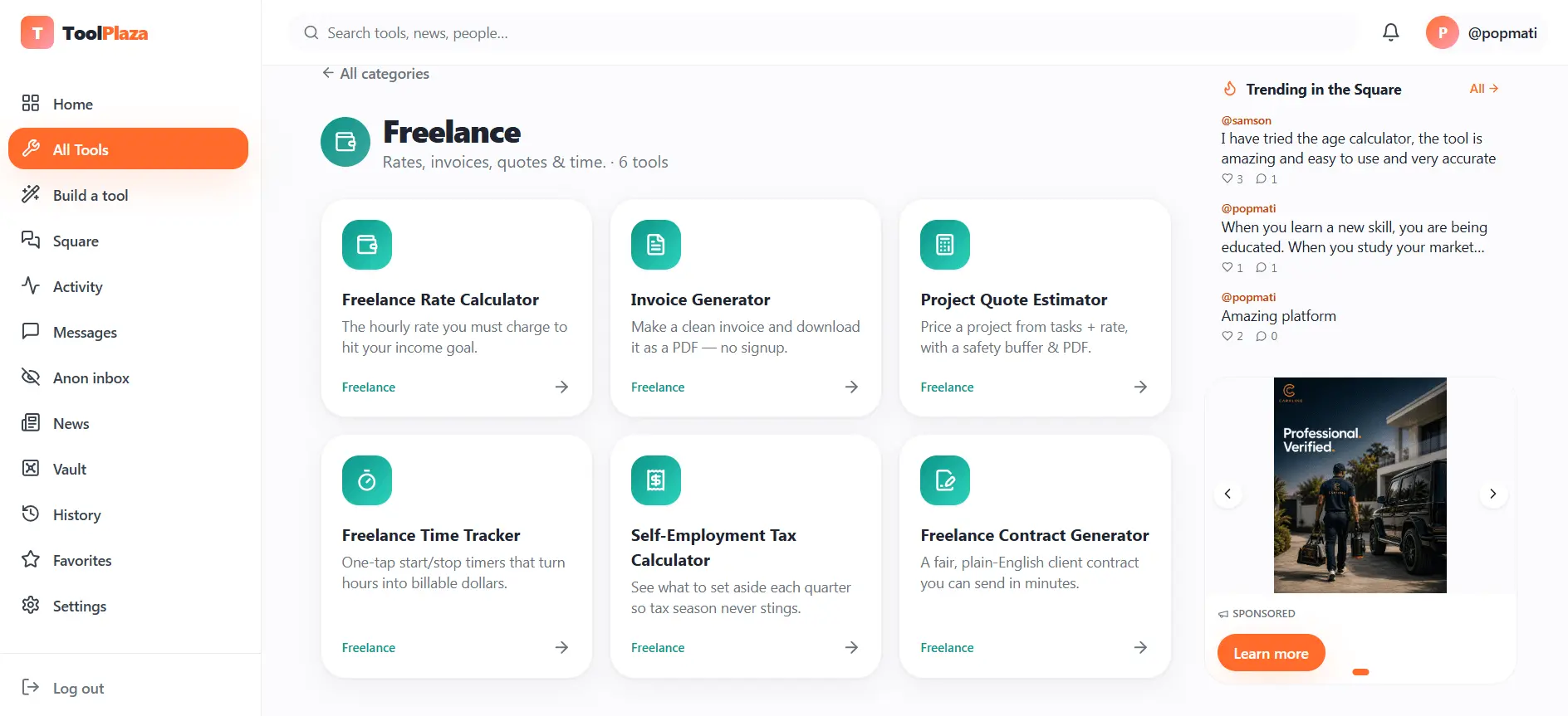 Screenshot 2 of ToolPlaza
