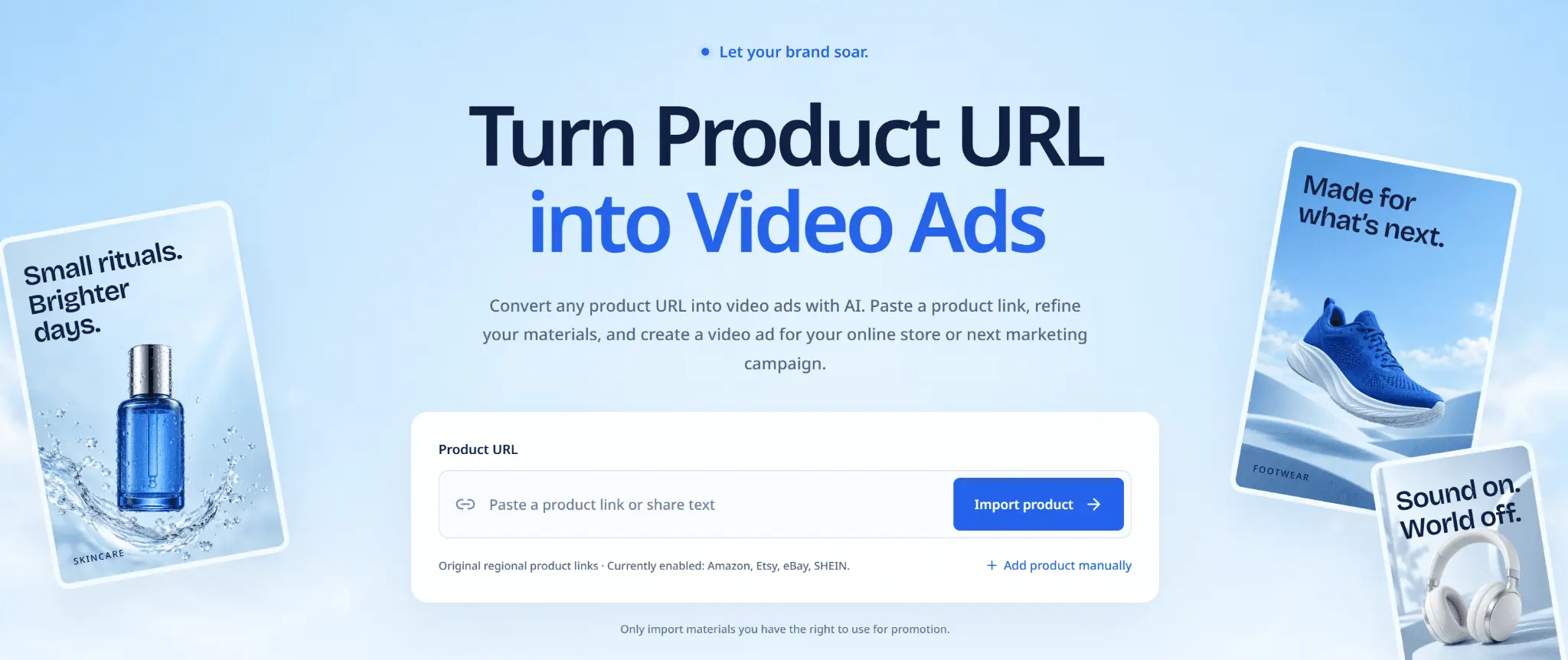 Screenshot 1 of SoarVid URL to Video