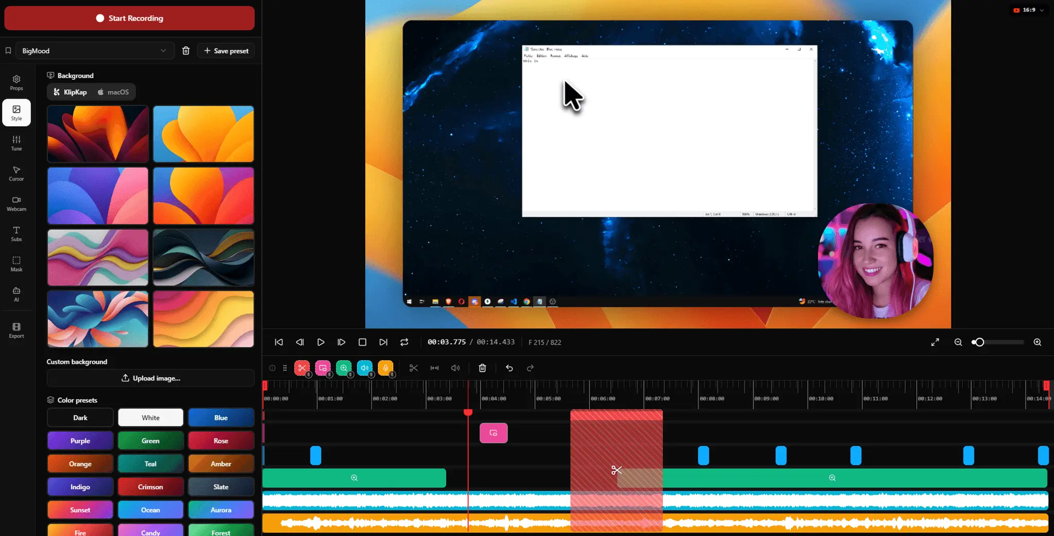 Screenshot 1 of KlipKap Pro