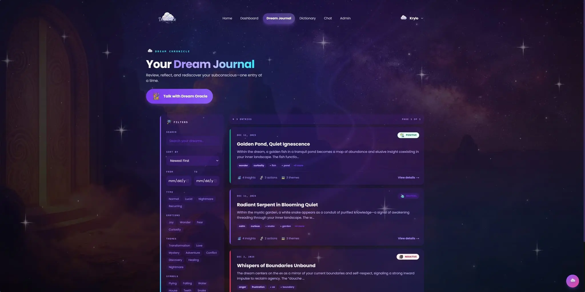Screenshot 3 of Dream Oracle AI