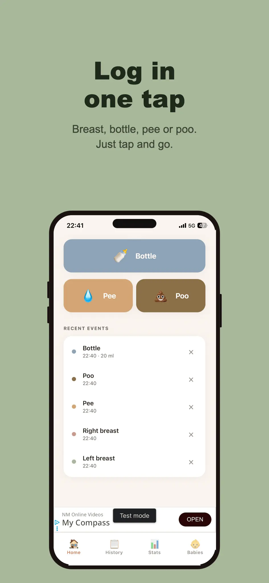 Screenshot 2 of Tomi: Baby Tracker