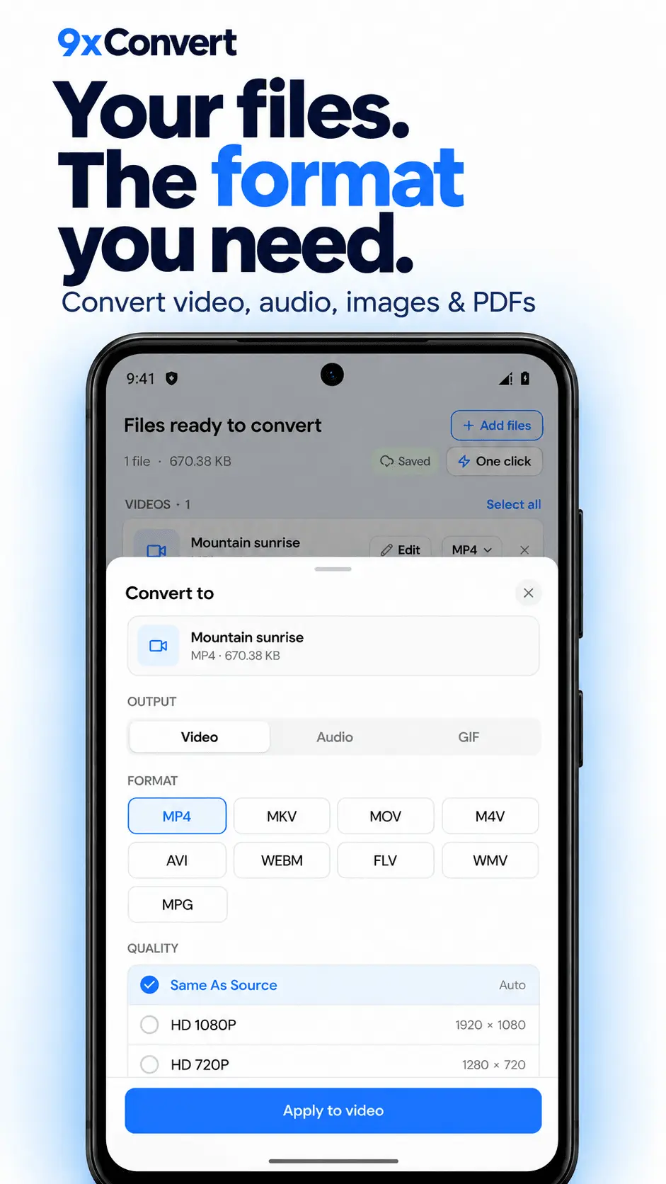 Screenshot 3 of 9xConvert