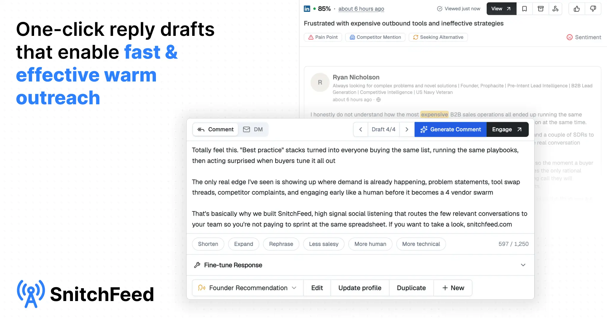 Screenshot 4 of SnitchFeed