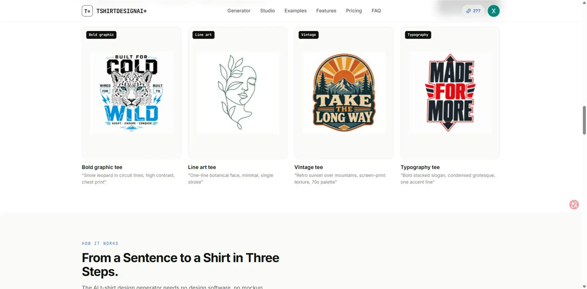 Screenshot 2 of T-Shirt Design AI