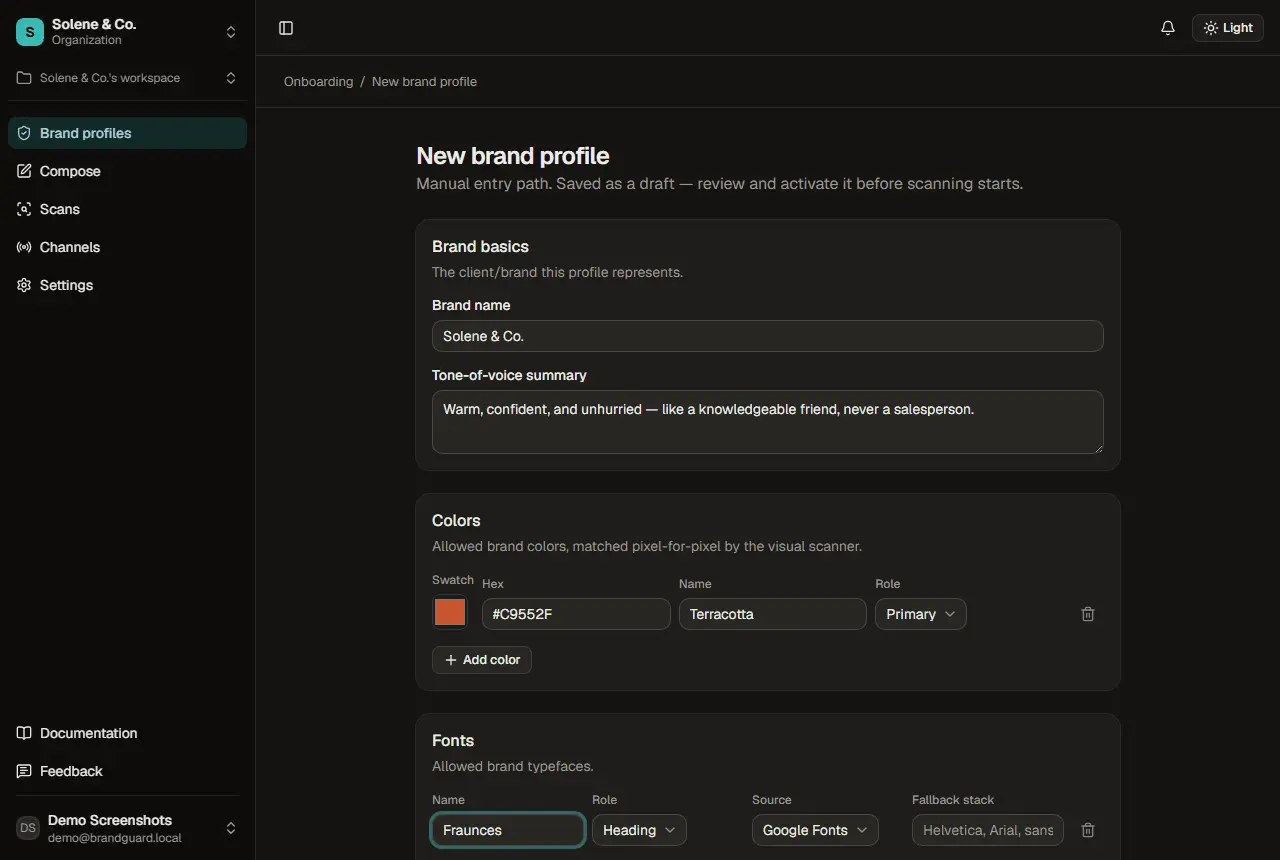 Screenshot 2 of BrandGuard