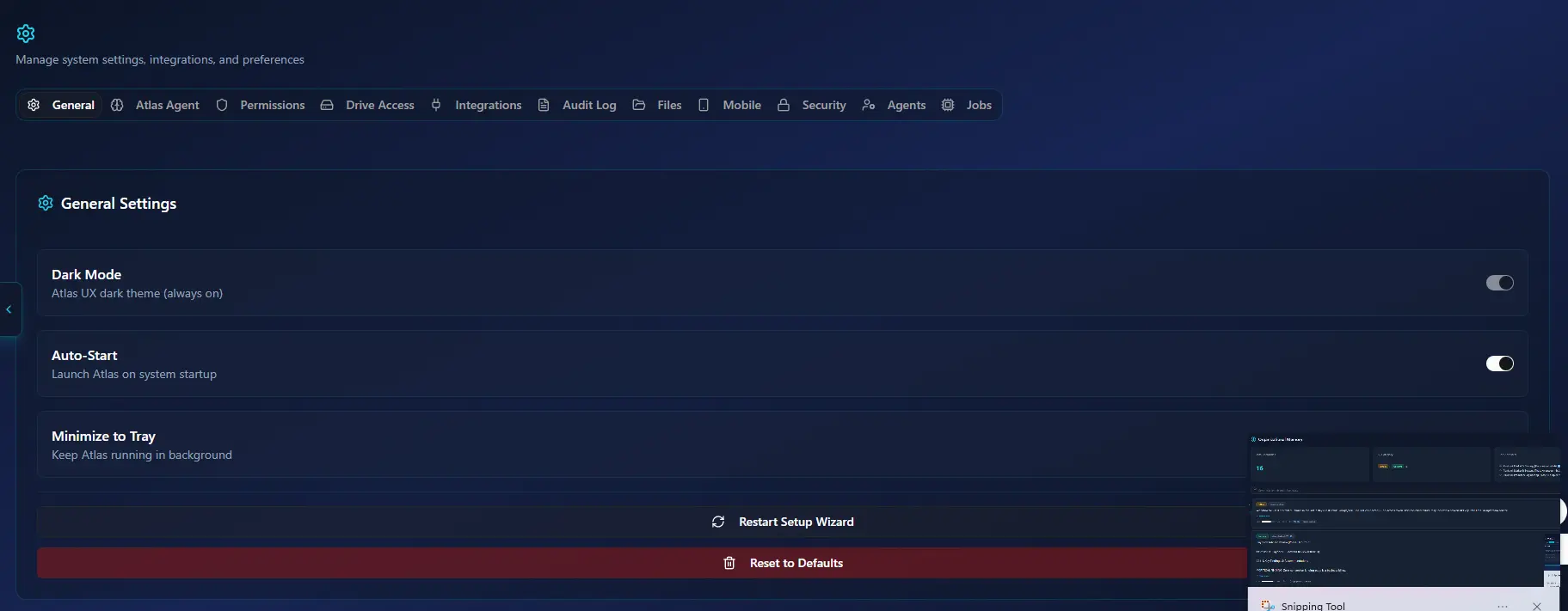 Screenshot 2 of Atlas UX