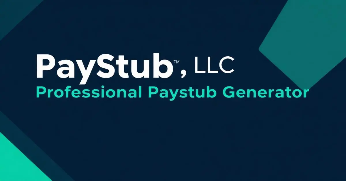 Screenshot 1 of PayStub LLC