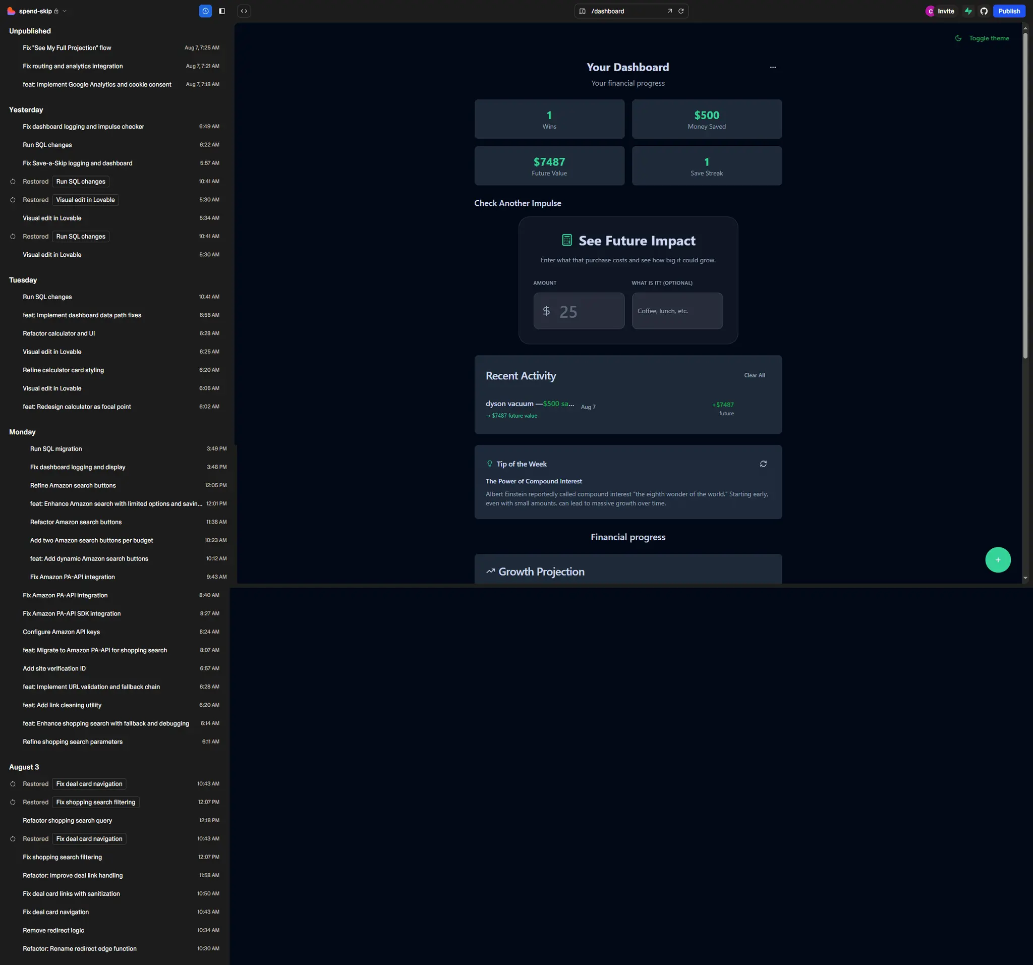 Screenshot 3 of SpendSkip