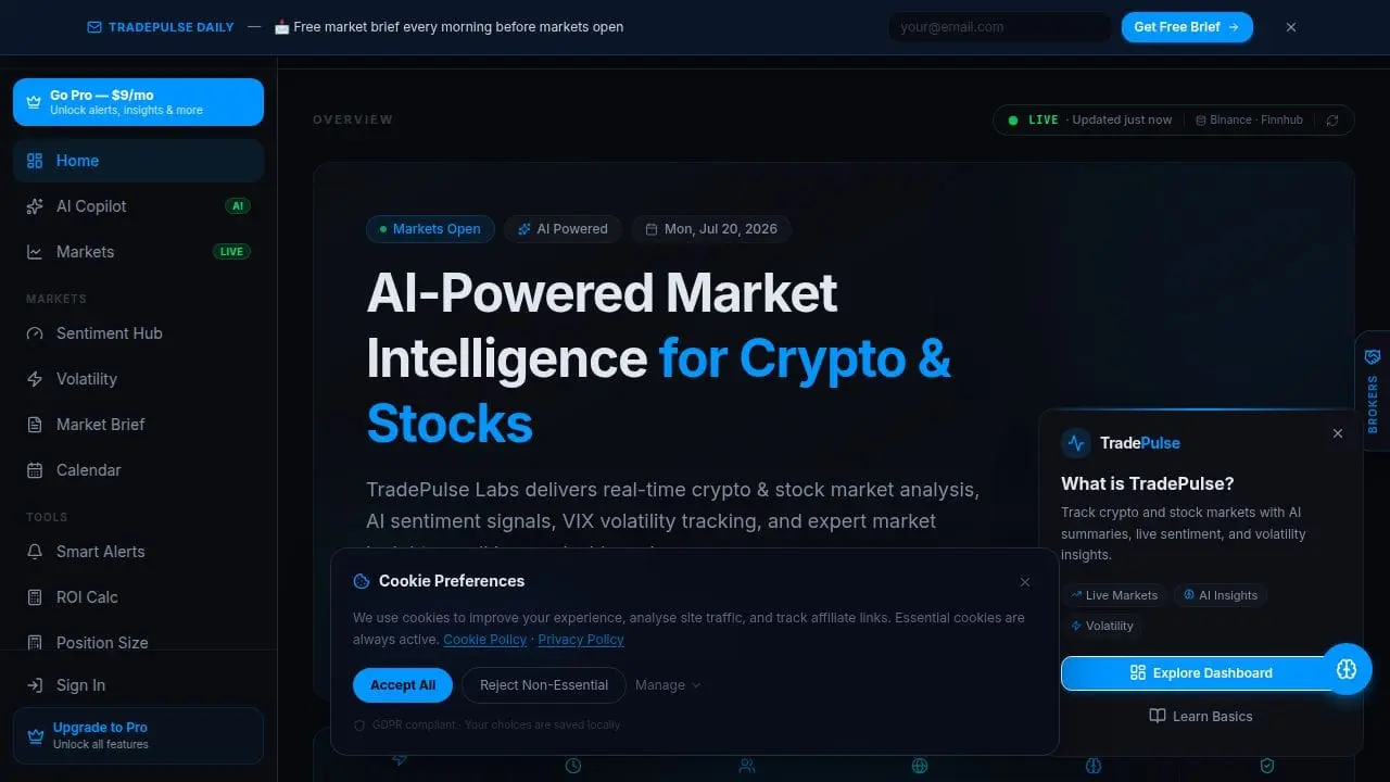 Screenshot 1 of TradePulse Labs