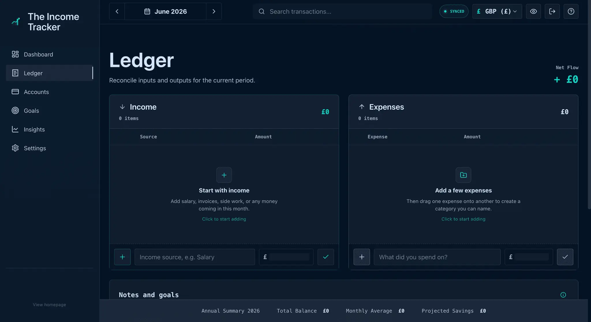 Screenshot 2 of The Income Tracker