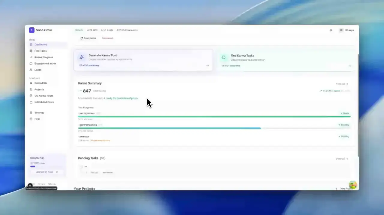 Screenshot 6 of SnooGrow