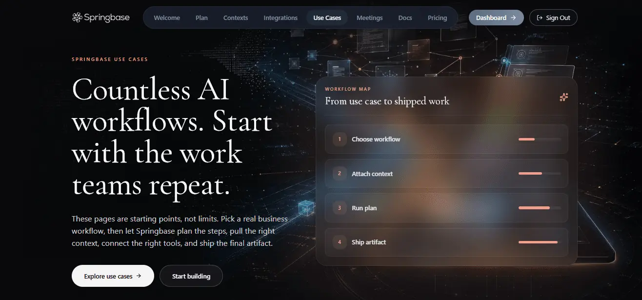 Screenshot 4 of Springbase.ai