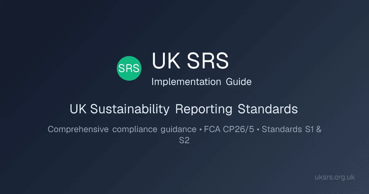 Screenshot 1 of UK SRS Implementation Guide