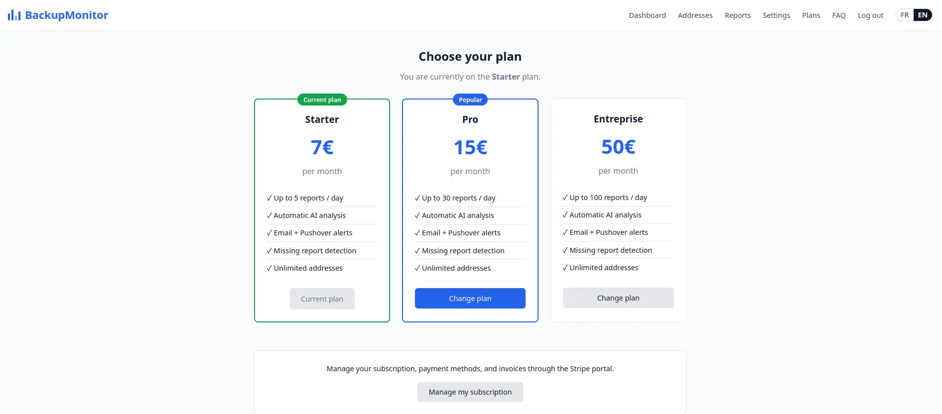 Screenshot 5 of BackupMonitor.cloud