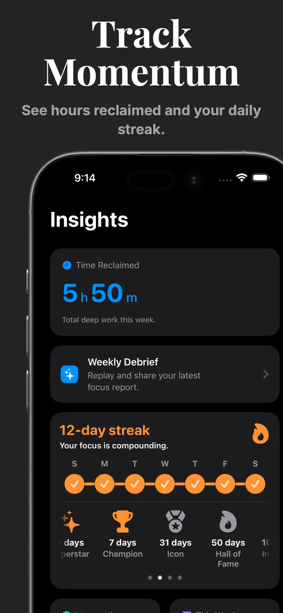 Screenshot 4 of Zone: Focus Timer & Blocker