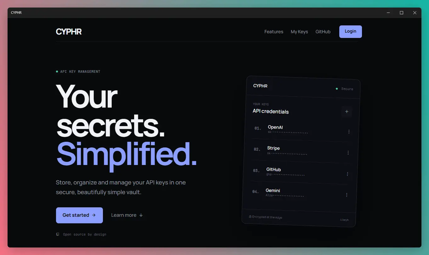 Screenshot 1 of CYPHR