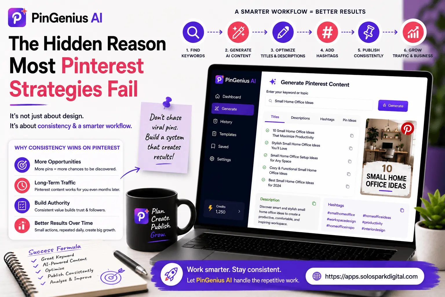Screenshot 2 of PinGenius AI