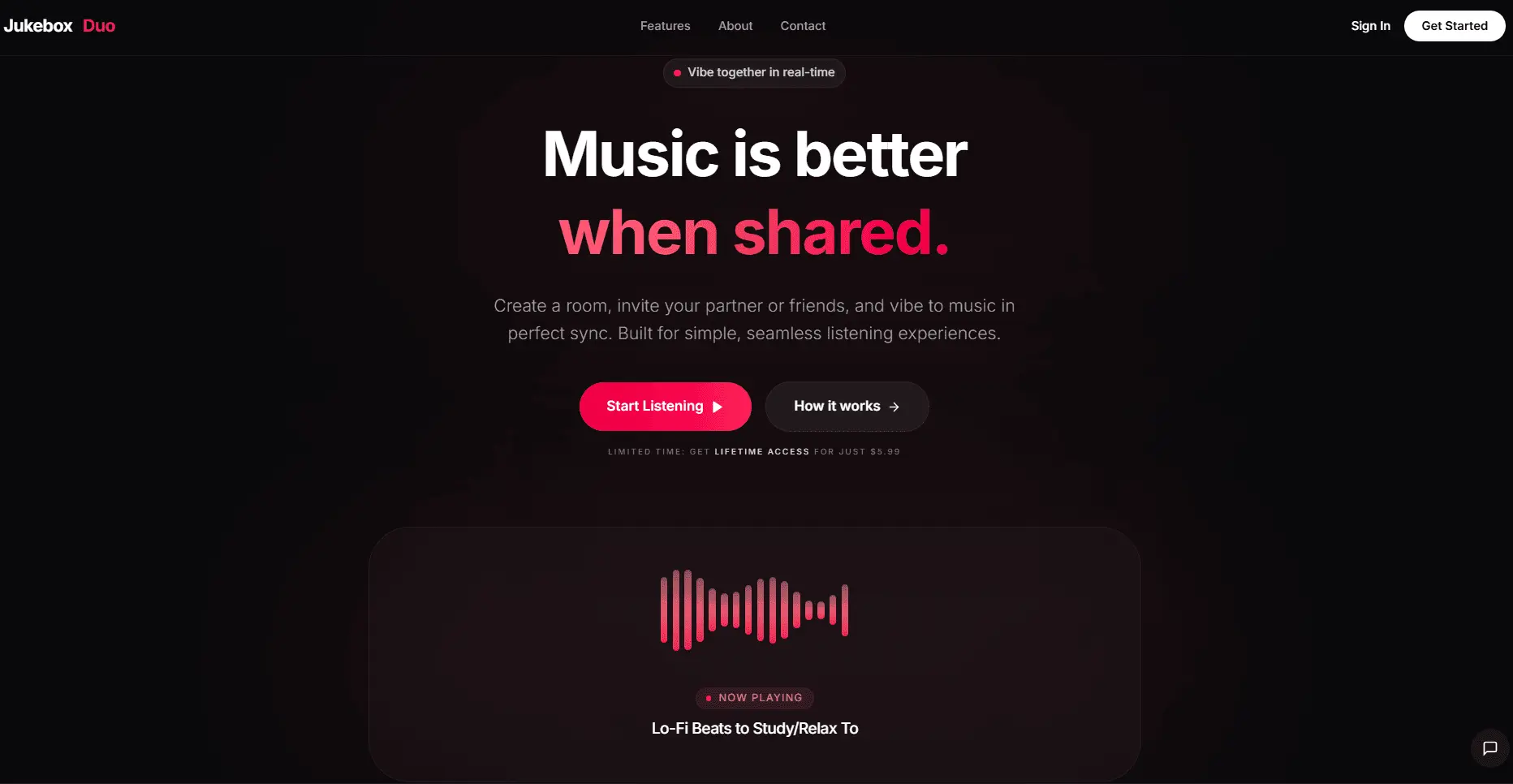 Screenshot 1 of Jukebox Duo - Listen to Music Together 