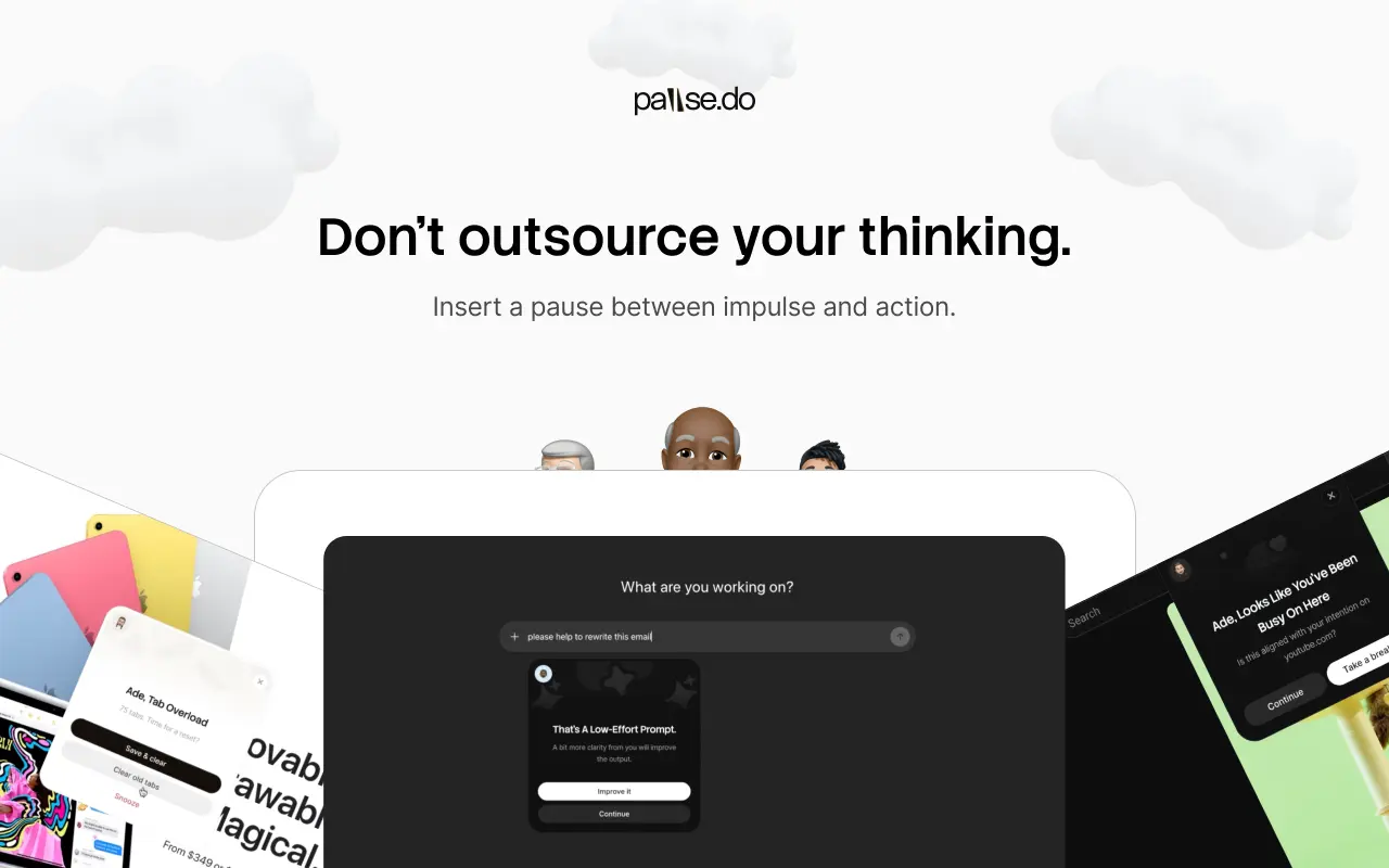 Screenshot 1 of pause.do