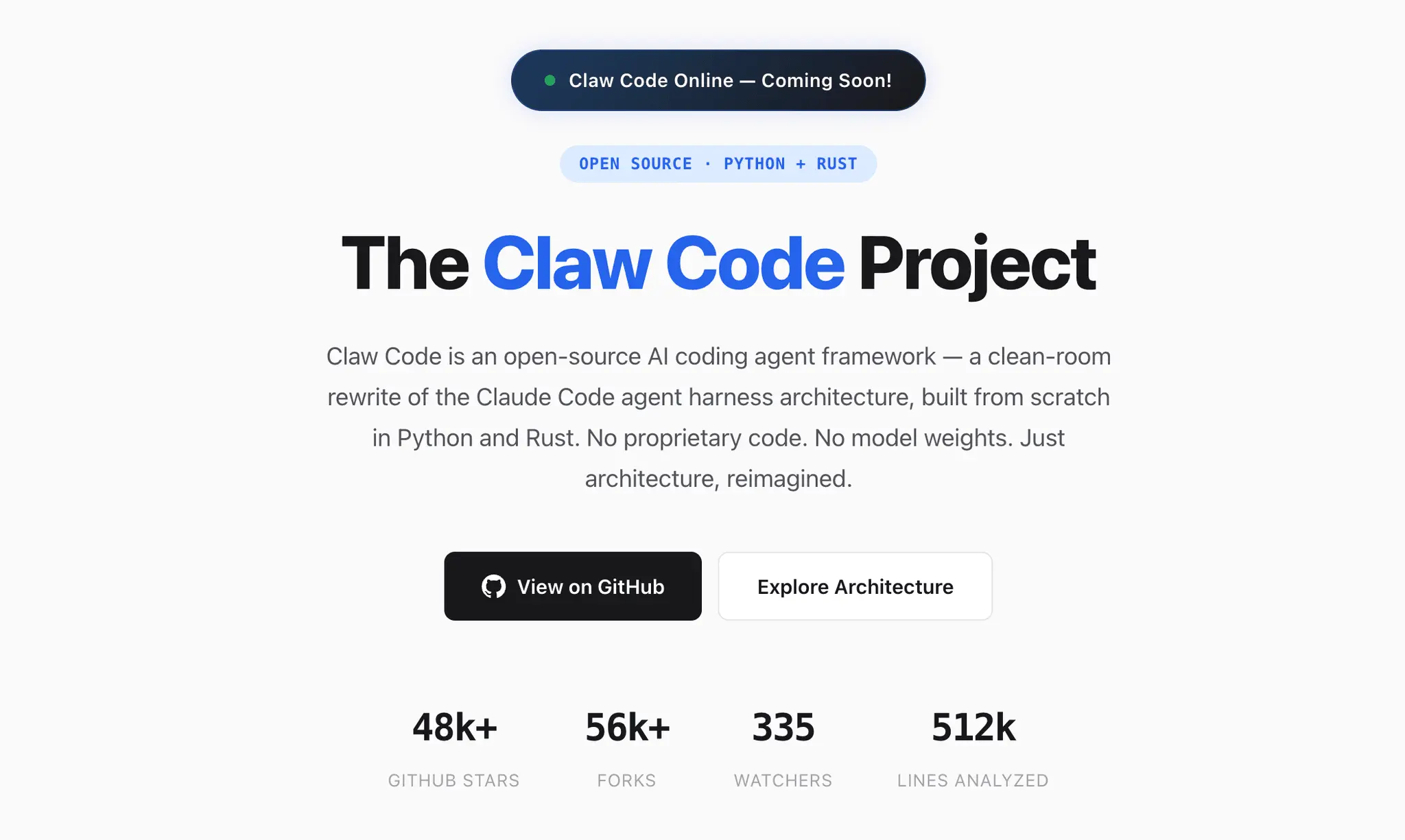 Screenshot 1 of Claw Code