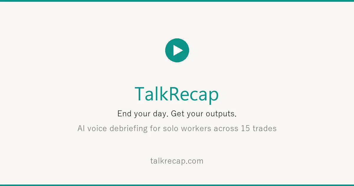 Screenshot 1 of TalkRecap