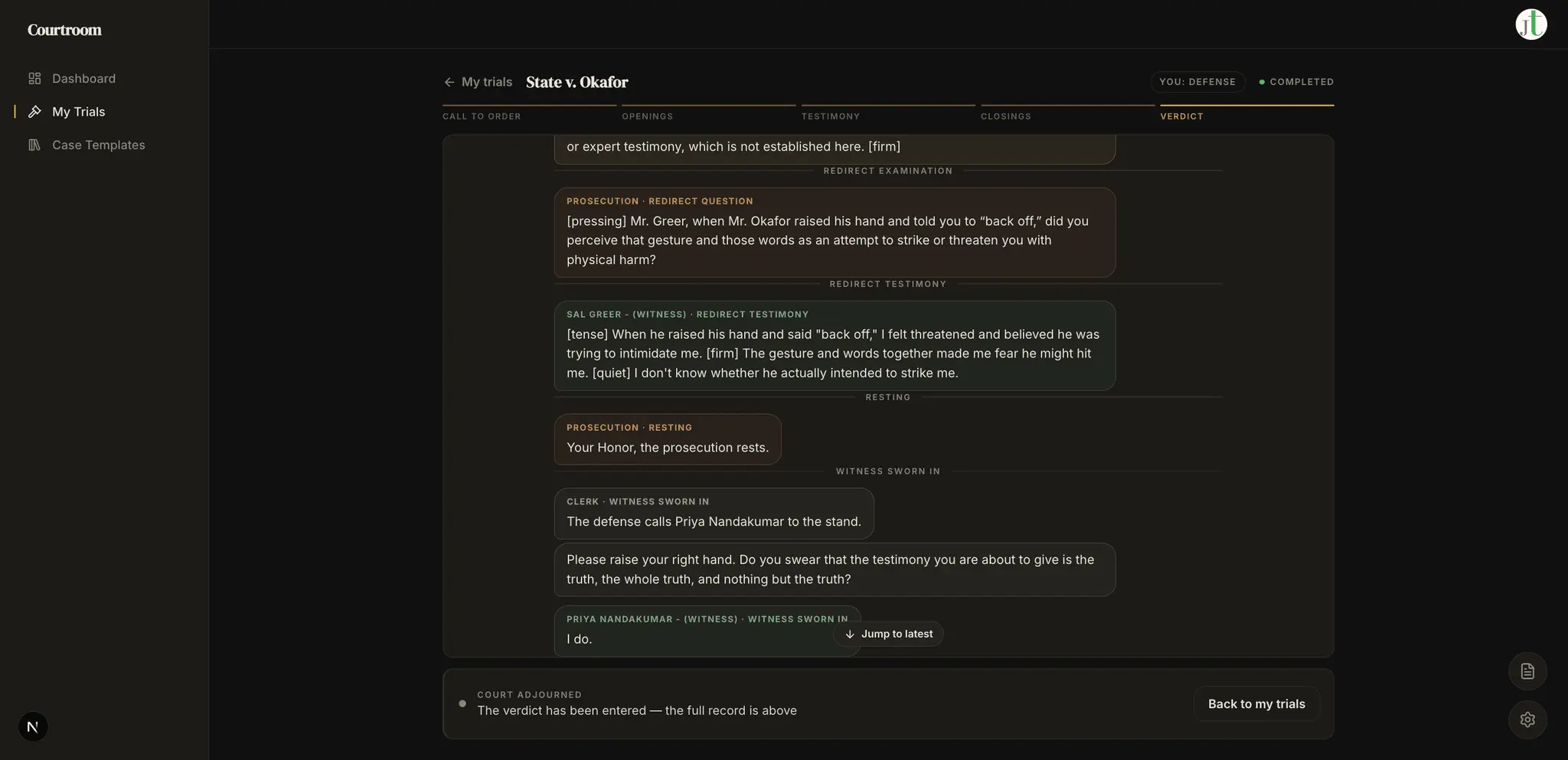 Screenshot 2 of TrialNex AI