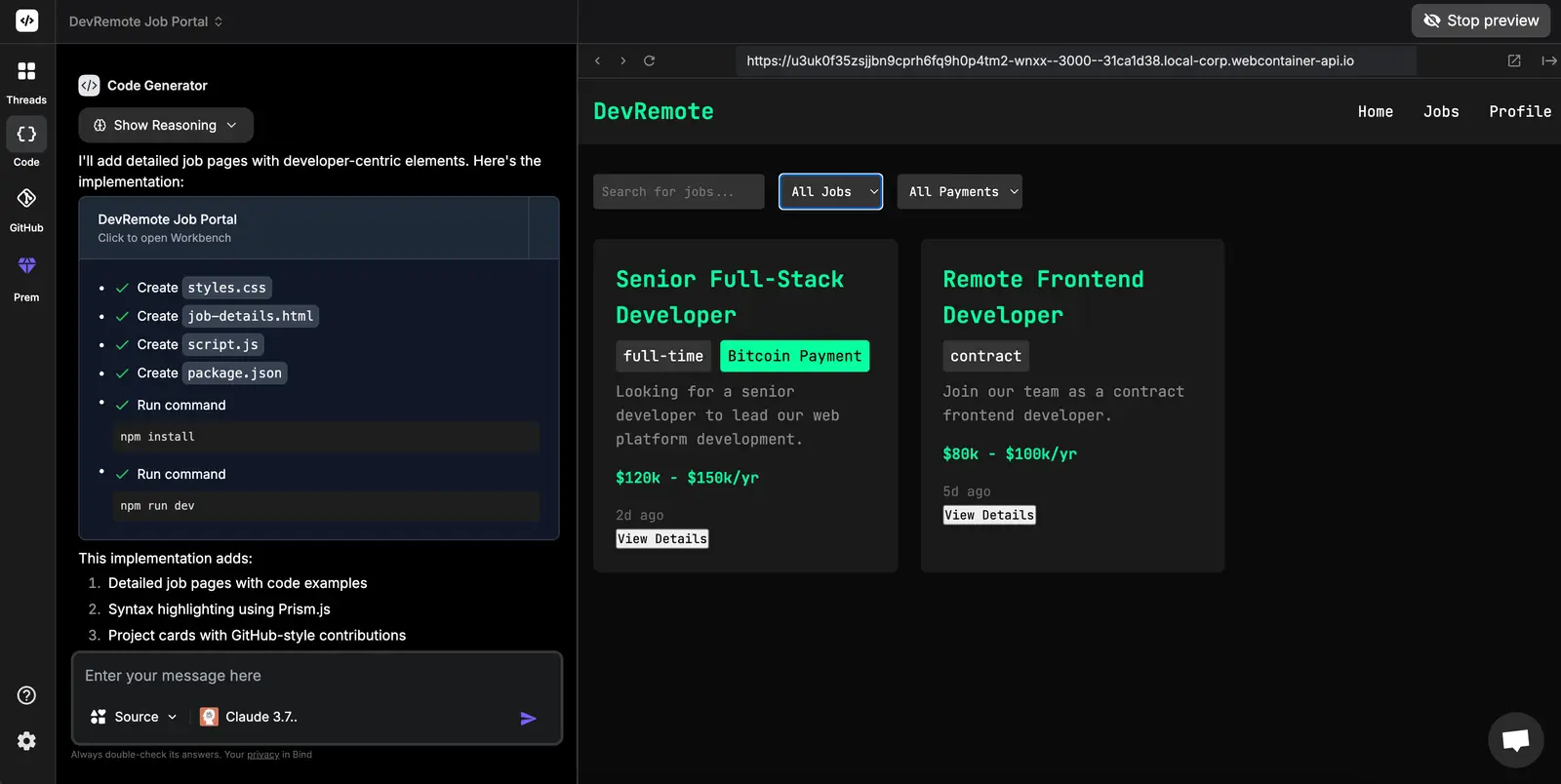 Screenshot 4 of Bind AI
