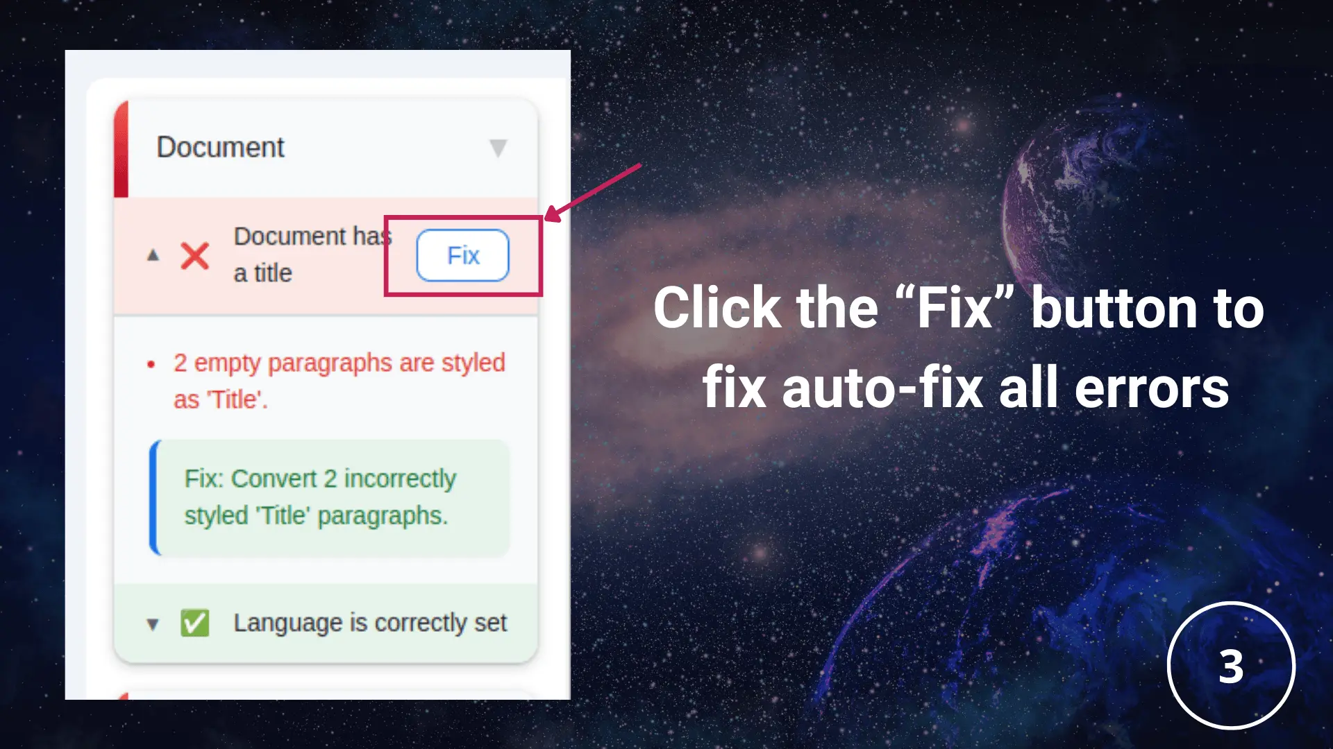 Screenshot 1 of AI PDF Accessibility for Google Docs