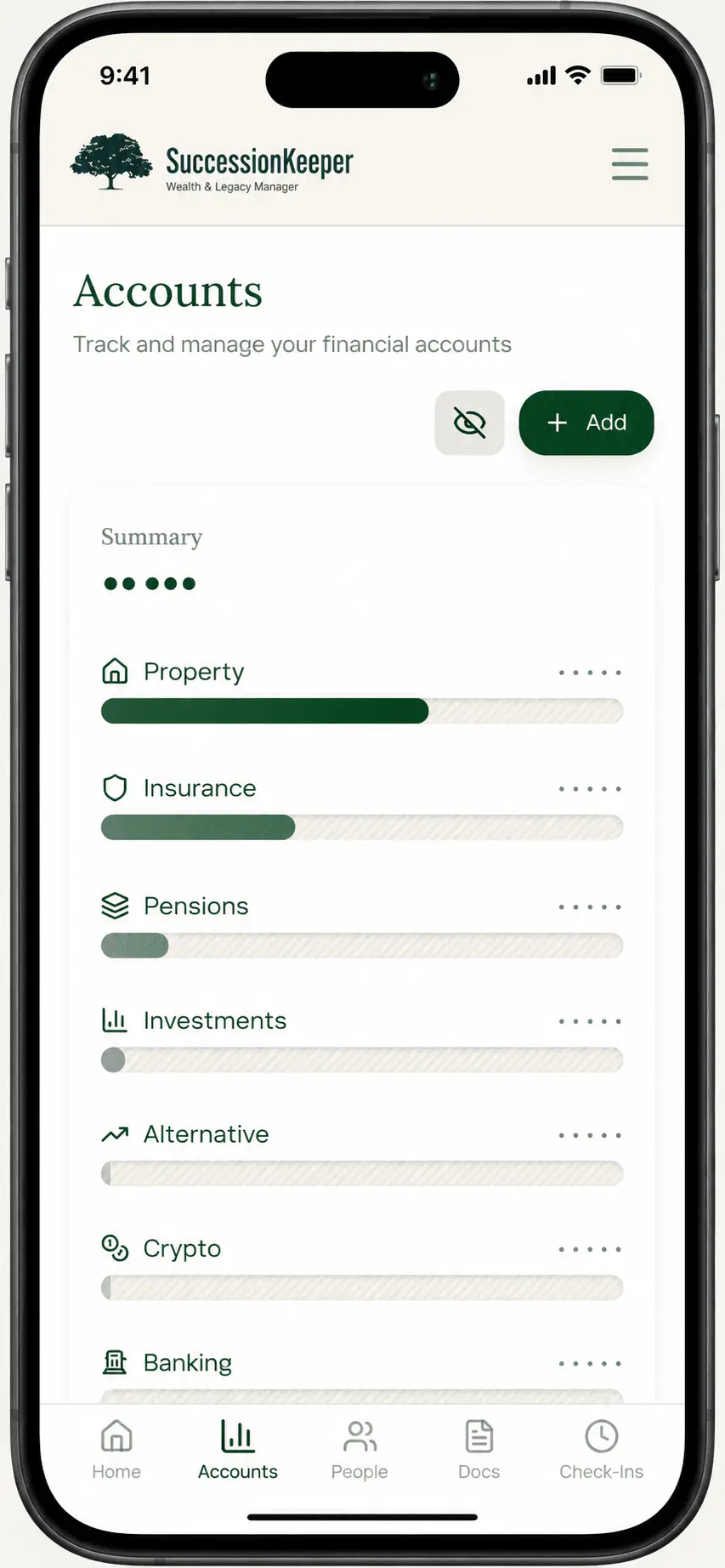 Screenshot 1 of SuccessionKeeper