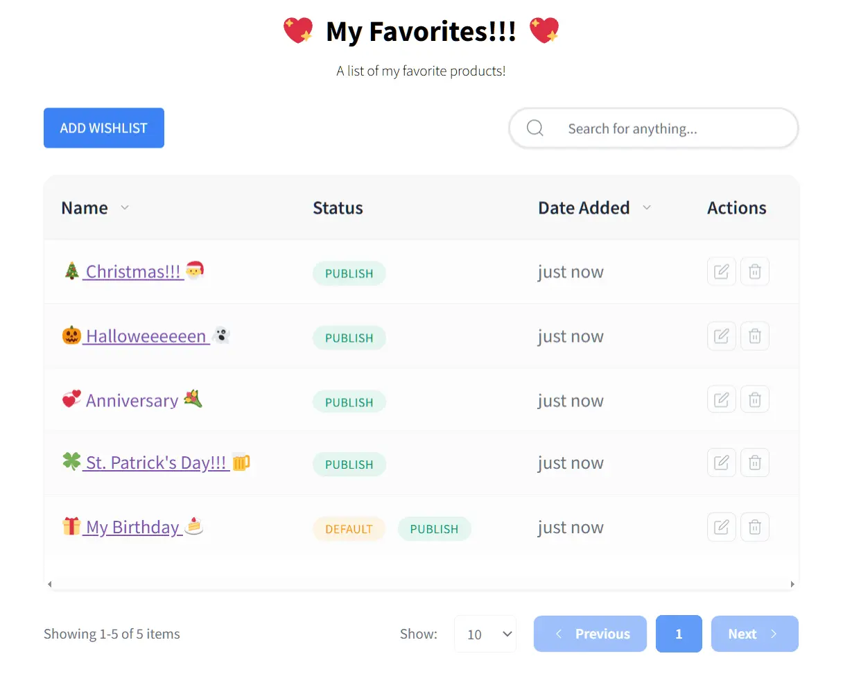 Screenshot 3 of SaveTo Wishlist