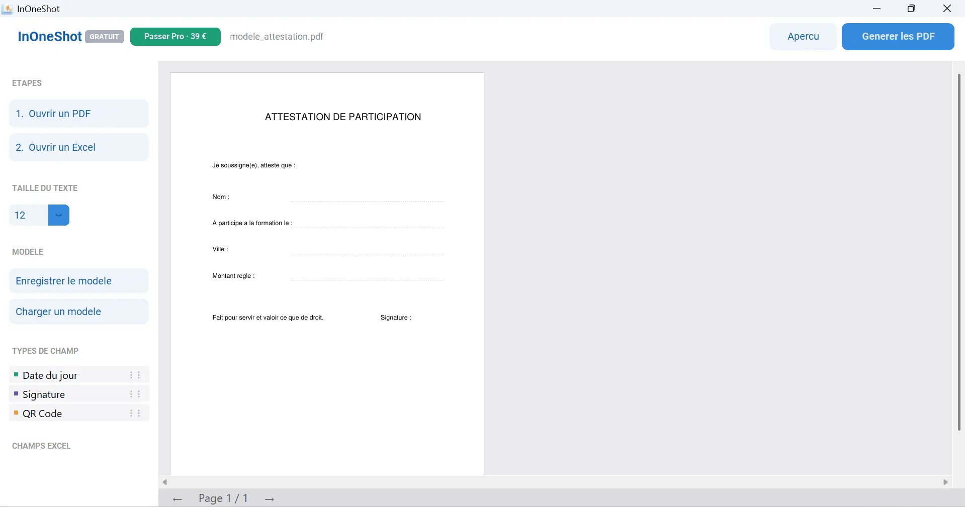 Screenshot 1 of InOneShot