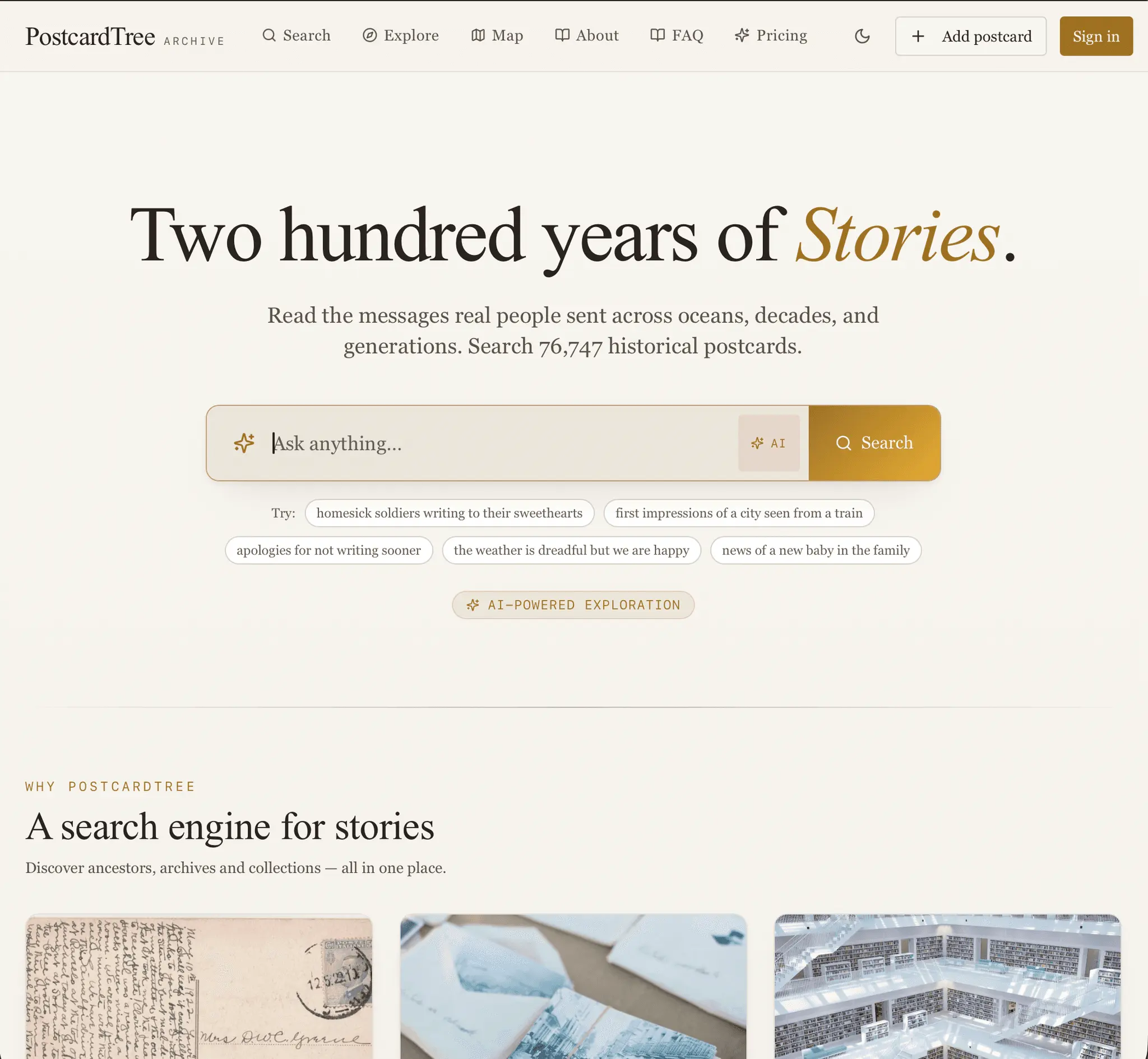 Screenshot 2 of PostcardTree