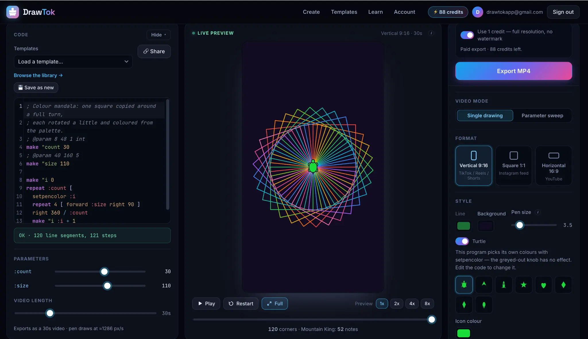 Screenshot 1 of DrawTok