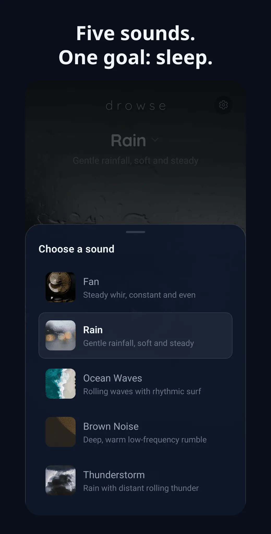 Screenshot 3 of Drowse - Sleep Sounds & Noise