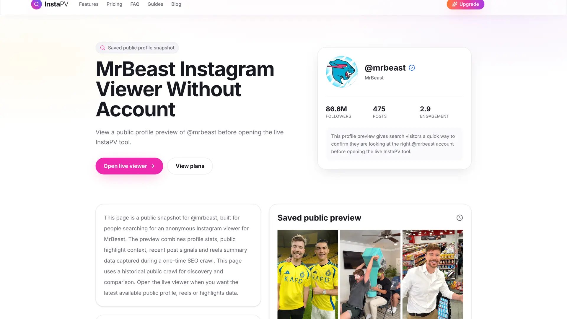 Screenshot 1 of InstaPV