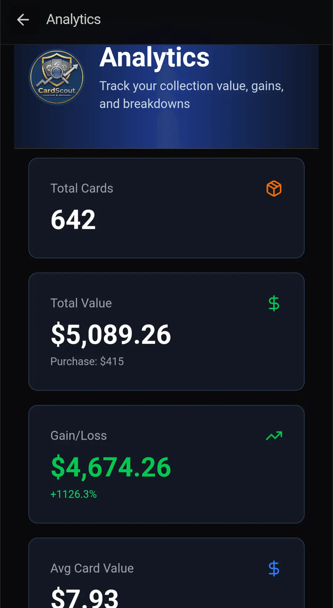 Screenshot 6 of CardScout