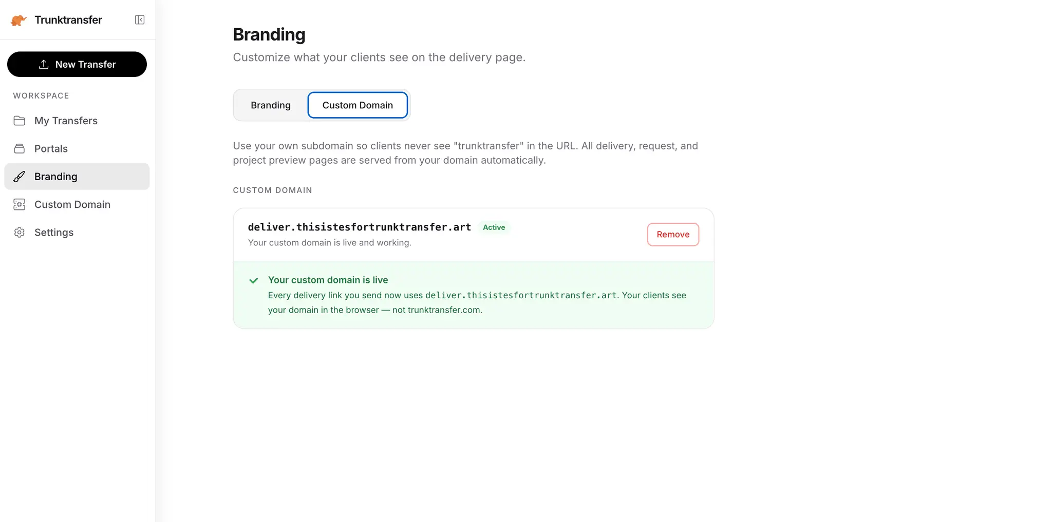 Screenshot 7 of TrunkTransfer