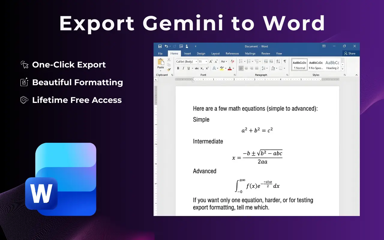 Screenshot 7 of Gemini Exporter - Gemini to Word, PDF