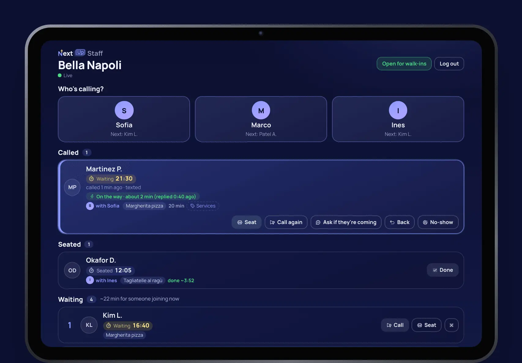 Screenshot 6 of NextUp Walk-in