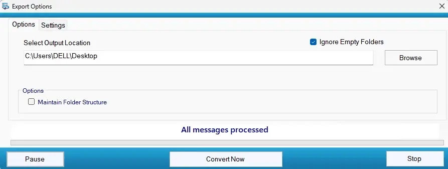 Screenshot 4 of Softaken PST to HTML Converter
