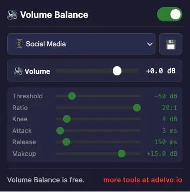 Screenshot 2 of Volume Balance