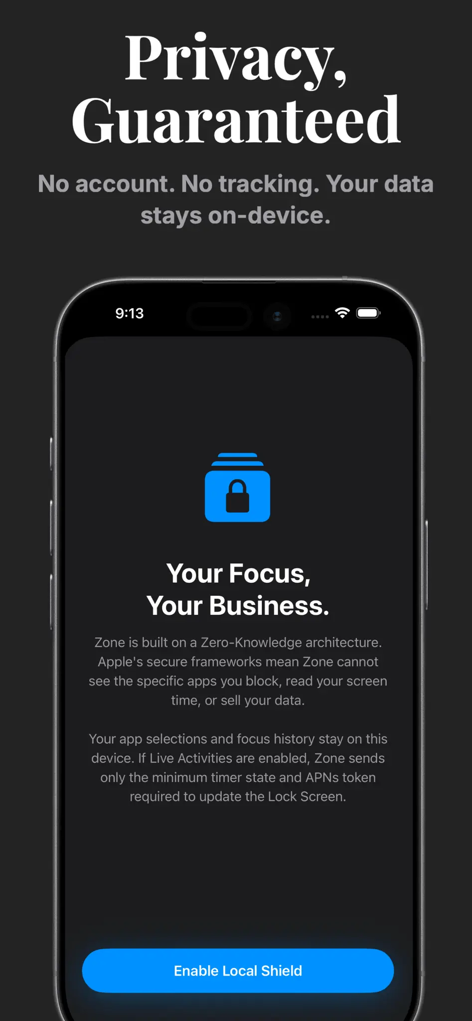 Screenshot 5 of Zone: Focus Timer & Blocker