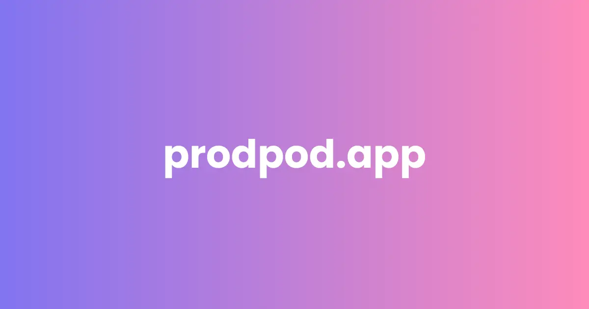 Screenshot 1 of Prodpod