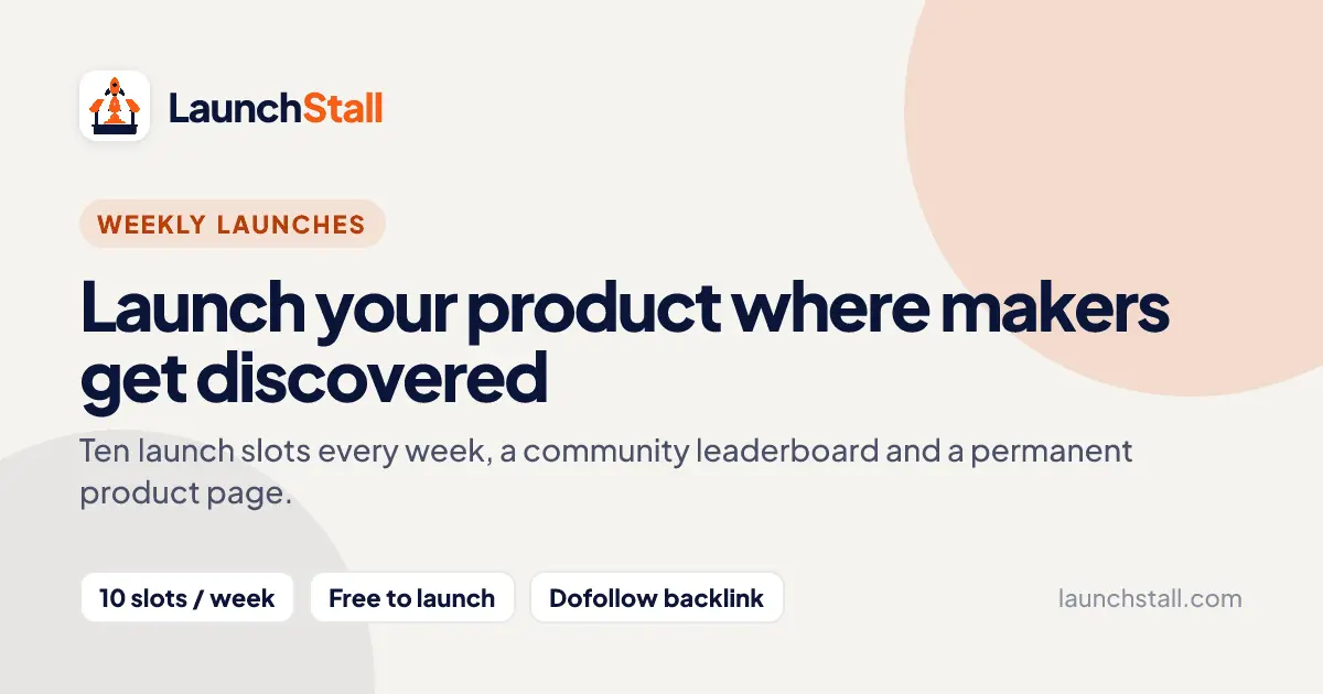 Screenshot 1 of LaunchStall