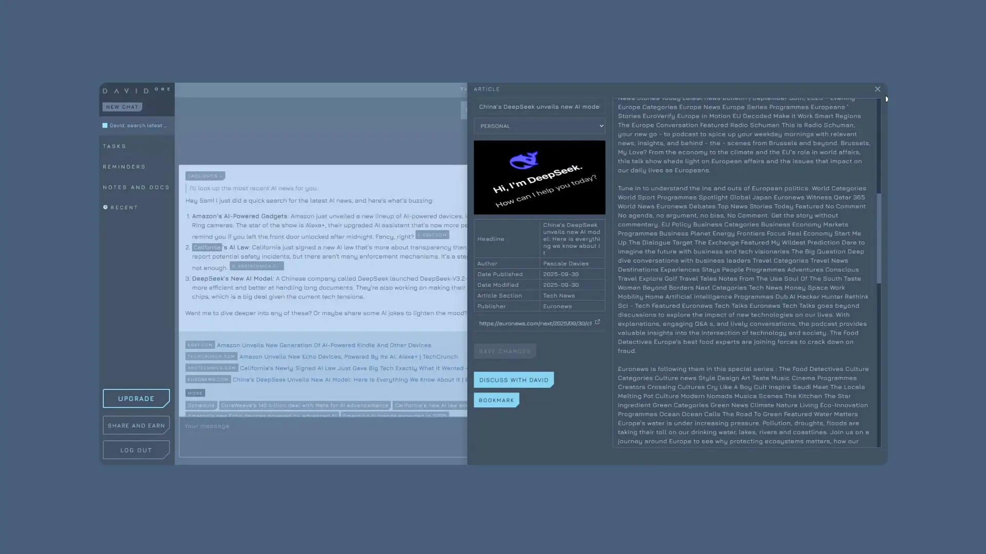 Screenshot 4 of David One