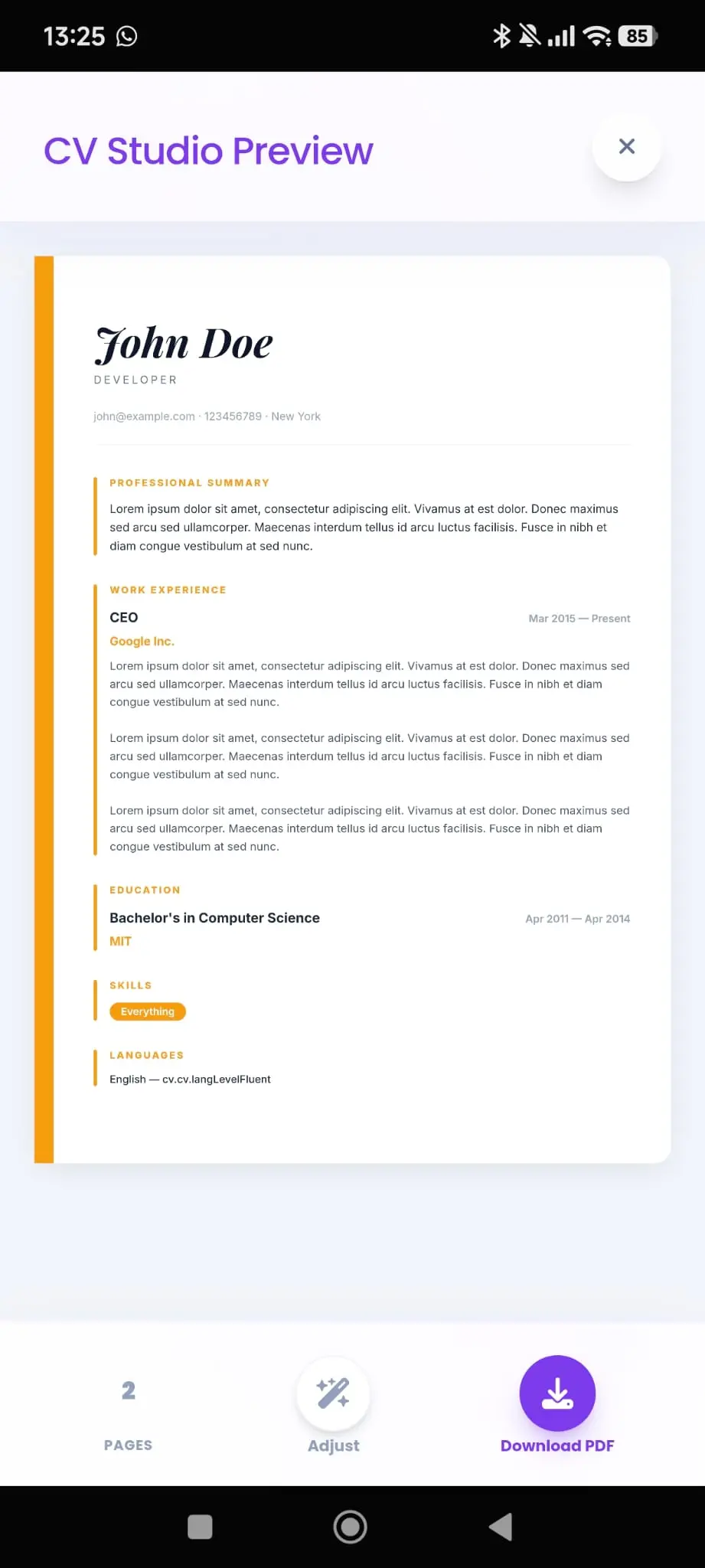 Screenshot 2 of Signis!