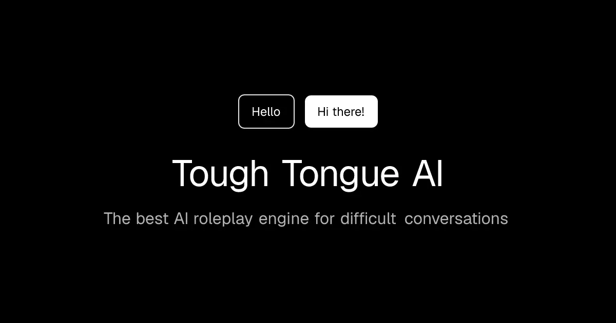 Screenshot 1 of Tough Tongue AI